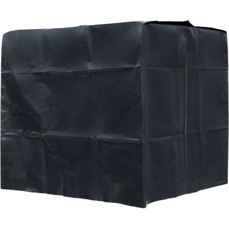 1 housse de protection pour cuve IBC 1000 L, imperméable et anti-UV, 120 x 100 x 116 cm, pour réservoir d'eau extérieur (1/5)