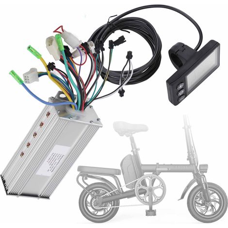 Kit de contrôleur sans balais pour vélo électrique, scooter et vélo électrique avec écran LCD étanche (1000W 60V) (1/5)