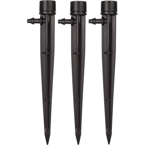 (50pcs)Goutteurs d'irrigation de Jardin pour Tube de 4 mm/7 mm 360 degrés 8 Trous réglables Système d'irrigation Micro débit Kit (1/5)
