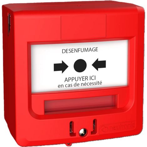 Déclencheur manuel d'alarme incendie pour désenfumage – Réf. 5710R2