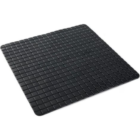 Tappetino antiscivolo per vasca o doccia - OGGI - UTILITY - 50 x 50 cm - Quadrato - Nero