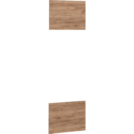 Façade de cuisine R-Line, Chêne de force doré, 59.6x76.6cm façade de meuble pour meuble d’encastrement micro-ondes, Vicco (1/5)