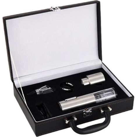 Tire-bouchon électrique FH-101 en acier inoxydable (noir) (1/5)