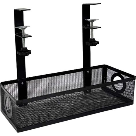 câbles sous Le Bureau Rack Gestion des câbles sans perçage sous la Table f réglable sous Le Bureau, Accessoire Bureau pour la Maison, Le Bureau (1/5)