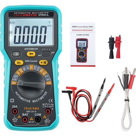Multimètre auto 2900A TRMS pour voiture sans pile (1/5)