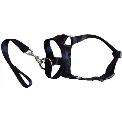 Heyaxdin Collar Cabeza de Perro,Protector Antimordiscos,Cubre Boca de Perro Máscara Antimordiscos Ajustable, Paseos de Perro,Transpirable,Cómodo,Perfecto para Adiestramiento y Paseos de Mascotas(M) (1/5)