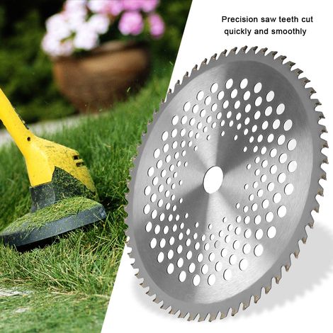 Disque de coupe professionnel à dents en acier de 10 pouces pour débroussailleuse à gazon (60 dents) (1/5)