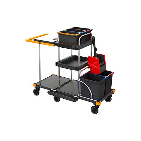 Vermop  Carrello di pulizia EQUIPE  lungh x largh x alt 1410 x