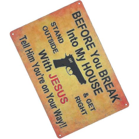 Plaques en métal vintage compatibles avec la décoration murale rétro en fer durable (1/4)