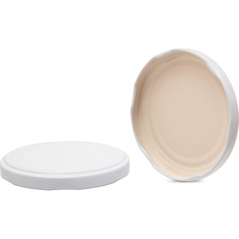 Coperchio bianco per barattolo 82"