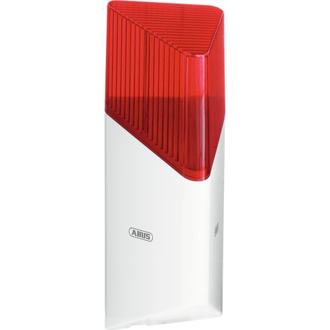ABUS FUSG45000 sirena Sirena inalámbrica Exterior Rojo, Blanco (1/4)