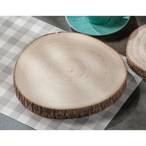 Ad Trend Tagliere in Legno Rotondo D 27 Cm (1/2)