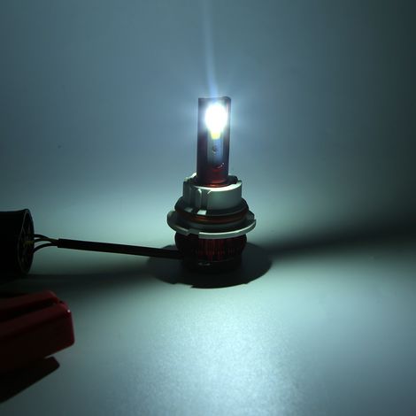 2 Stück C7 9007 LED-Autoscheinwerfer 6000K Superhell IP68 Wasserdichter Scheinwerfer (1/5)