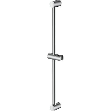 Avapax Barre de douche - Argent - 1 pièce - Support pour douchette - Acier inoxydable brossé (1/2)