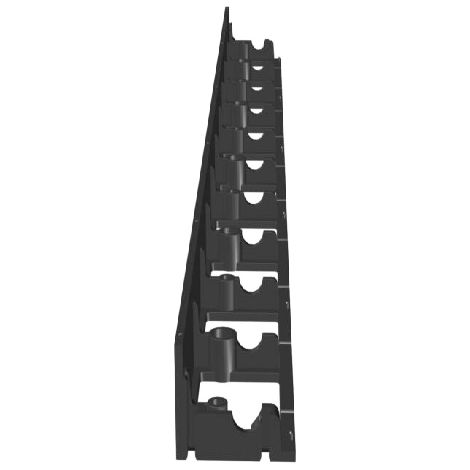Rasenkante Kunststoff Schwarz 1000 x 85 x 100 mm - pro Stück (1/4)
