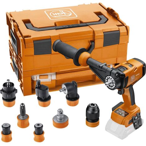 Trapano avvitatore a batteria Fein ASCM 18-4 QM AS QUICKIN Top Set con 7 accessori, senza batteria né caricabatterie, in L-BOXX (1/5)