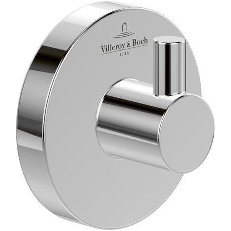 Villeroy & Boch Gancio Portasciugamani da parete rotondo 54 x 32 x 54 mm - Cromo
