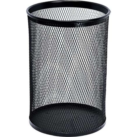 Sanela Cestas de alambre - Cubo de basura, 13 l, negro SLZN 96E