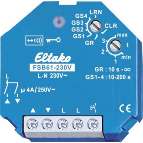 Eltako FSB61-230V actuador inalámbrico compacto 230V