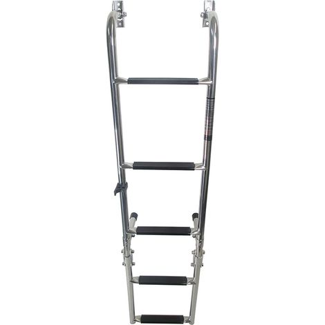Échelle pliante marine en acier inoxydable, échelle de pont 2+3, accessoires d'accastillage pour la marine et les yachts. (1/4)