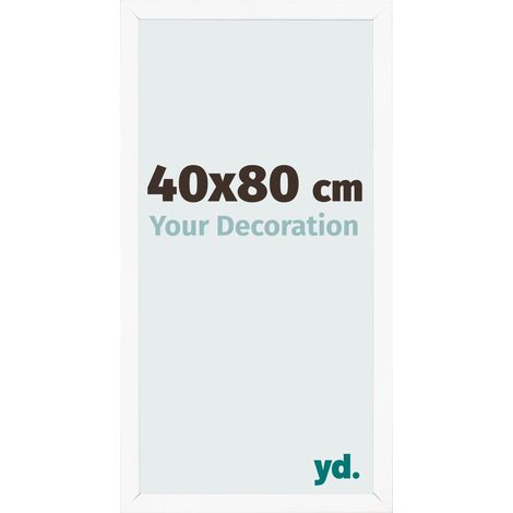 yd. - Cadre photo 40x80 - Blanc Mat - MDF - Bologna
