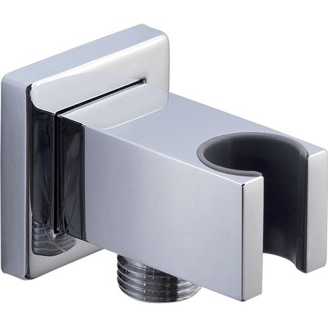 Presa acqua cromato con supporto attacco universale oxy clip plus 00 gedy 0000gyac1140060