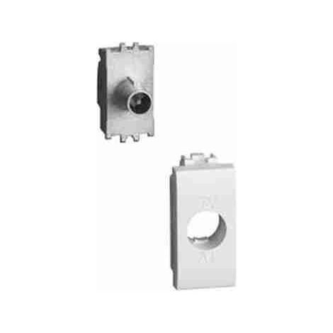 BTIN4202P10N Presa coassiale passante terminale, attenuazione 10dB, per impianti di antenna centralizzati