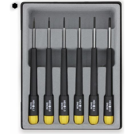 Schraubendreher Set Donau Elektronik 280-63 6-teilig Nickel-Chrom-Stahl