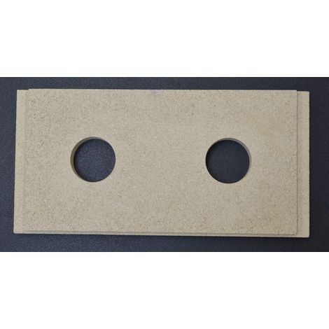 Déflecteur B pour poêles à cheminée Automat de Caminos - vermiculite - dimensions d'encastrement parfaitement adaptées