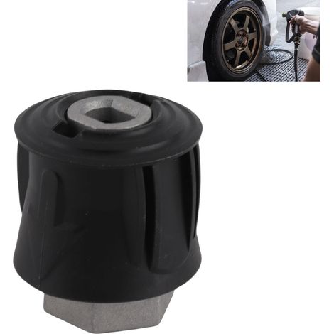 Adaptateur M22 14mm pour tuyau de nettoyeur haute pression, raccord rapide aluminium résistant à 4000psi (1/5)
