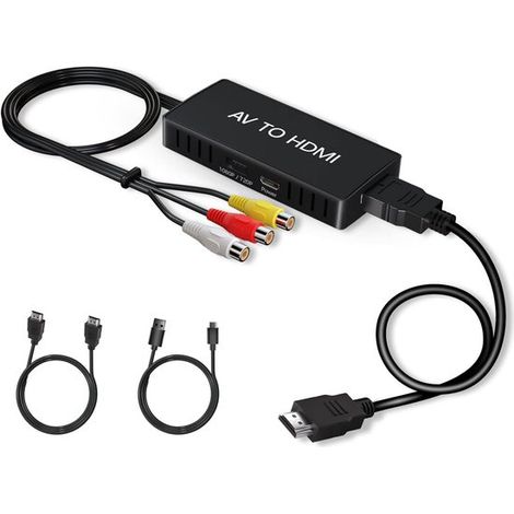 Convertitore da RCA a HDMI 1080P Full HD - Con cavo HDMI (1/5)