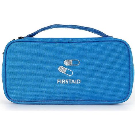Erste-Hilfe-Tasche, tragbare Notfall-Medikationstasche, Outdoor-Reise-Camping-Überlebenstasche-Blue