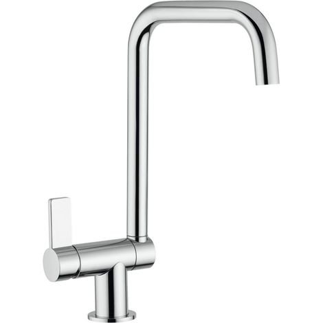 Mitigeur de lavabo bec pivotant et basculant – Finition chromée – Hauteur 20cm – Adapté PMR – Installation facile – Alterna (1/2)
