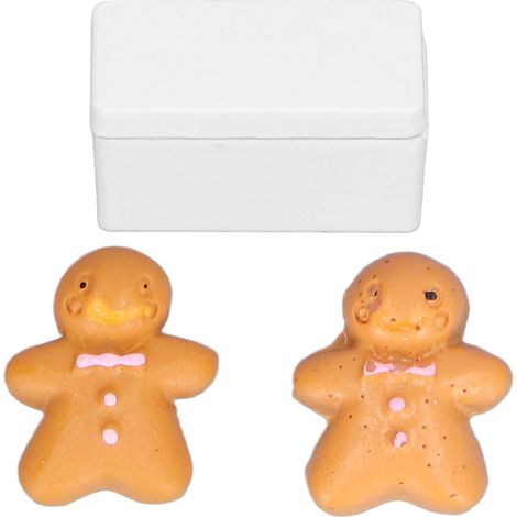1:12 Biscuits Miniatures Réalistes pour Maison de Poupée - Boîte à Biscuits Décorative (1/5)