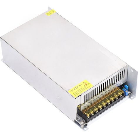 Adaptateur secteur 24V 50A 1200W, transformateur à tension constante 200‑240VAC/24VDC, bloc d'alimentation industrielle (1/5)