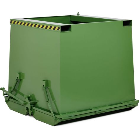 RR Industrietechnik Schwerlast- Klappbodenbehälter Typ RKC-75 750dm³ RAL 6011 Resedagrün