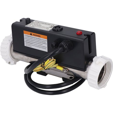 Thermostat d'eau électrique pour jacuzzi, chauffage de piscine, avec contrôle de la température, auto-chauffant, pour baignoire Spa, natation, câblé, 2kw