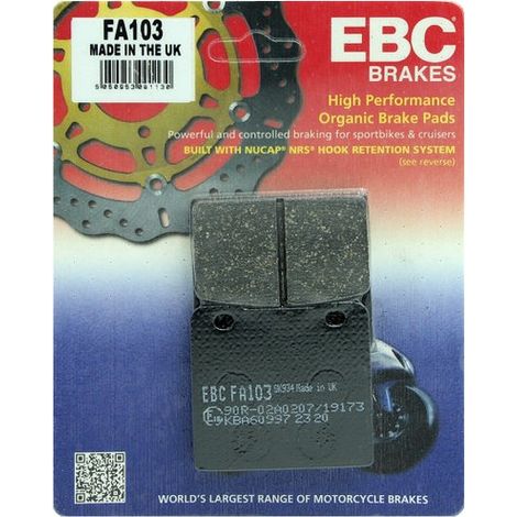 Pastillas de freno EBC FA103 (1/2)