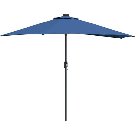 Parasol de jardin Azur 294 x 150 x 224 cm Polyester et acier (1/5)