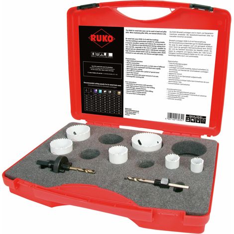 RUKO Bimetall-Lochsägen-Satz HSS Co 8 PK 1 Sanitär - 126301 (1/5)