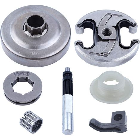 .325" Tambour d'embrayage, pignon, pompe à huile pour tronçonneuse Husqvarna 340 345 503931801 Pièce, tambour d'embrayage, embrayage, pignon, roue sans fin, pompe à huile, cylindre de pompe (1/5)