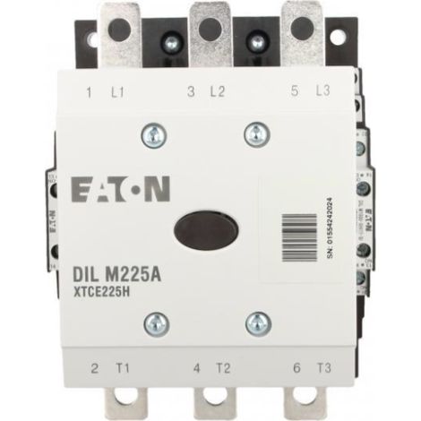 Contactor de potencia 225A 110kW 3P 190-240V CA 2Z 2R DILM225A/22(RAC240) 139547