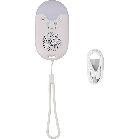 Machine sonore Portable avec veilleuse 8 couleurs, minuterie, réglage du Volume, fonction de mémoire, bruit blanc pour bébé (1/5)