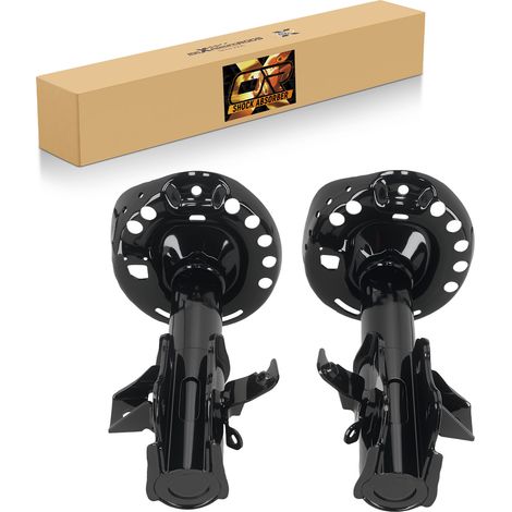 Front Shock Absorbers Shocks X2 FOR HONDA CIVIC MK8 2005 2011 (1.4 1.8 2.2CDTI ) (1/5)