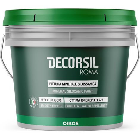 Pittura silossanica Oikos Decorsil Roma lt. 4 CC Design 2