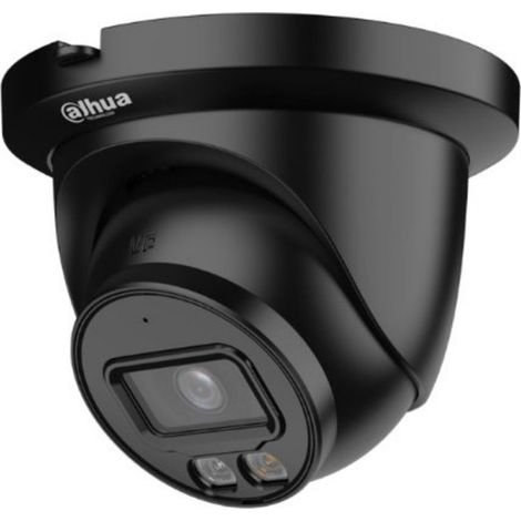 Dahua WizSense IPC-HDW2849T-S-LED-0280B-PRO-NEGRO Cámara IP con globo ocular de 8MP y LED cálido de 2,8 mm WizColor