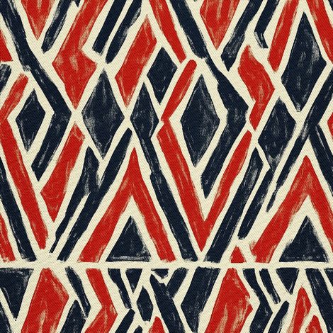 Tela decorativa para exteriores Oxford - Motivo africano  DX18015 (1/5)