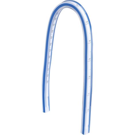 Règle souple 30cm pour couture et dessin, instrument de mesure flexible avec graduation métrique (1/5)
