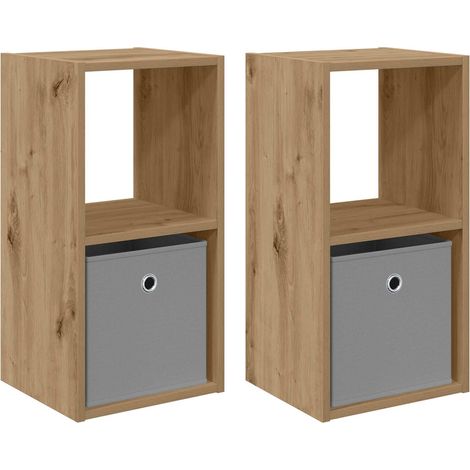Maison Exclusive - Nachttisch 2 pcs Artisan-Eiche 30,5 x 27 x 59,