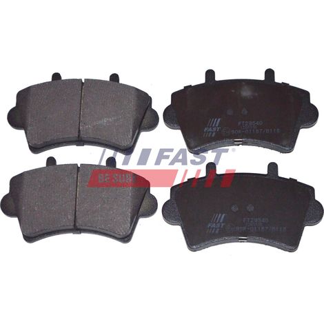 Pastiglie freno anteriori rapide FT29540 SENZA sensore (1/2)